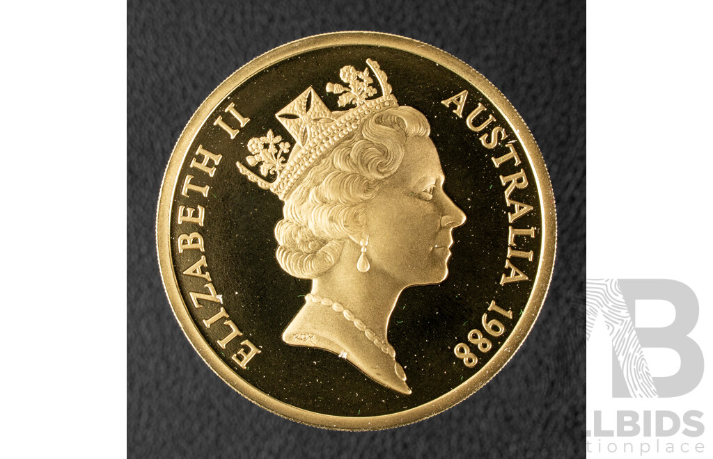 Australian 1988 Proof Five Dollar Coin, New Parliament House
