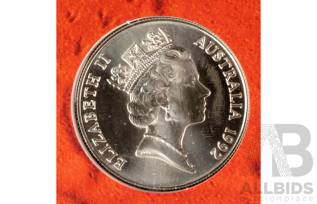Australian RAM 1992 RAM Ten Dollar Coin, State Series, Northern Territory Silver 