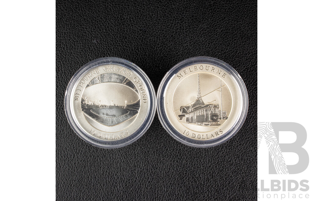 Australian RAM 1998 Silver Proof Ten Dollar Coin Set, Coins of the Victorian Capital
