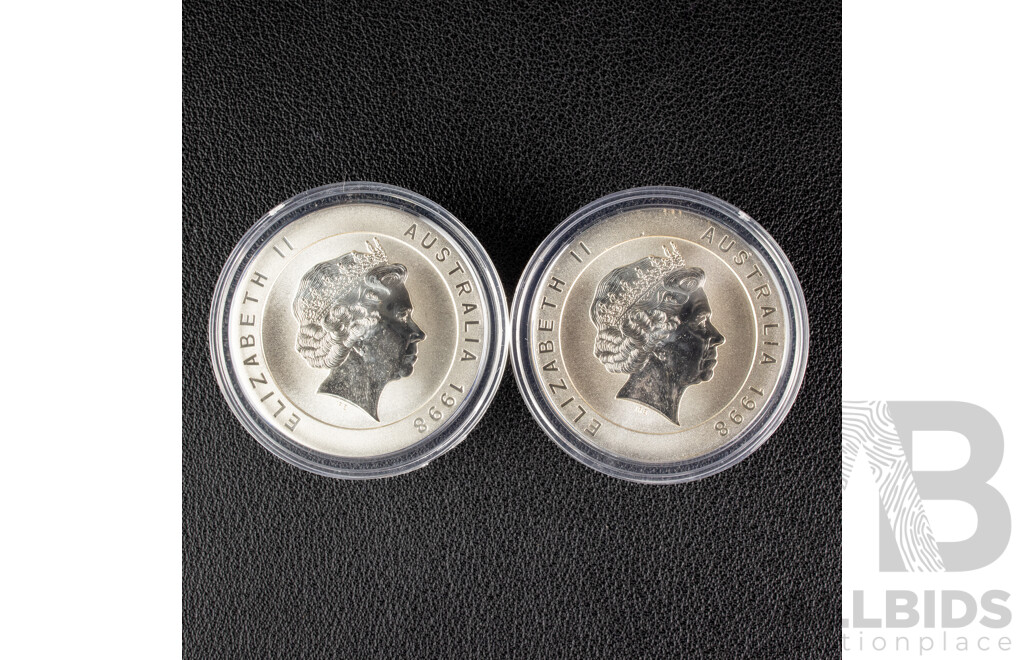 Australian RAM 1998 Silver Proof Ten Dollar Coin Set, Coins of the Victorian Capital
