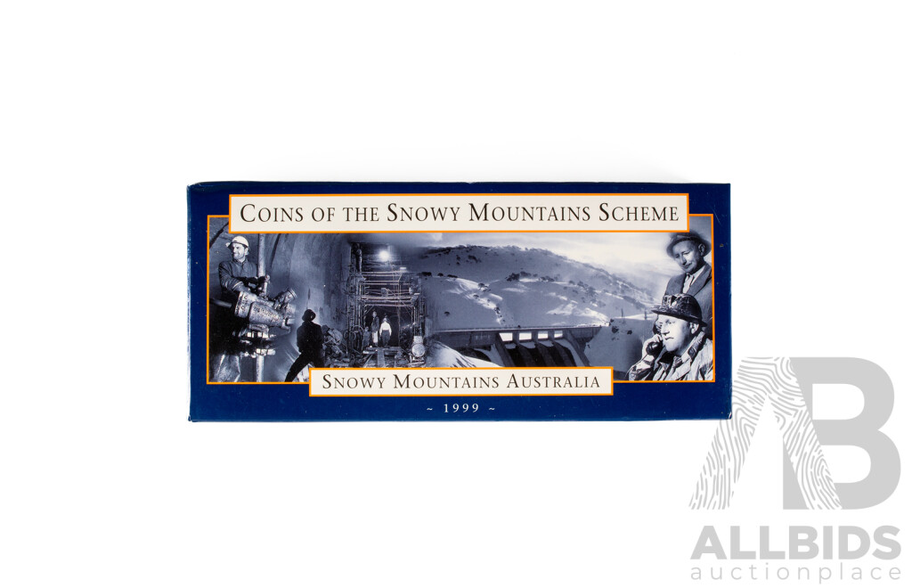 Australian RAM 1999 Ten Dollar Silver Proof Coin Set, Coins of The Snowy Mountains 