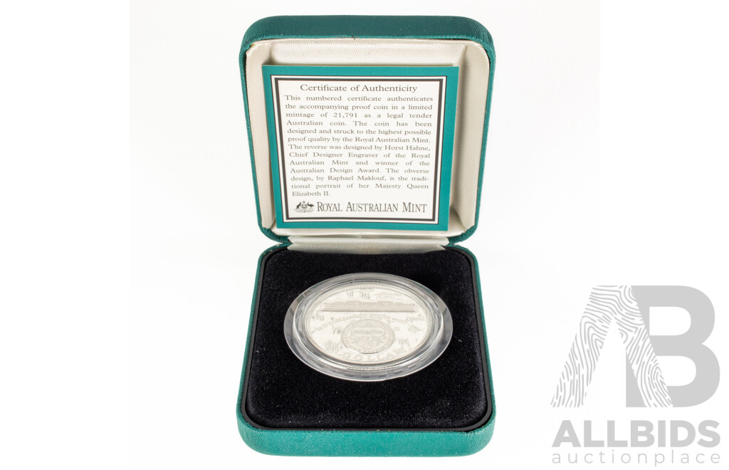 Australian RAM 1997 Silver One Dollar Coin, Old Parliament House