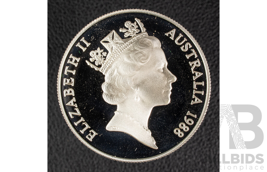 Australian 1988 Silver Ten Dollar Proof Coin, Bicentennial 