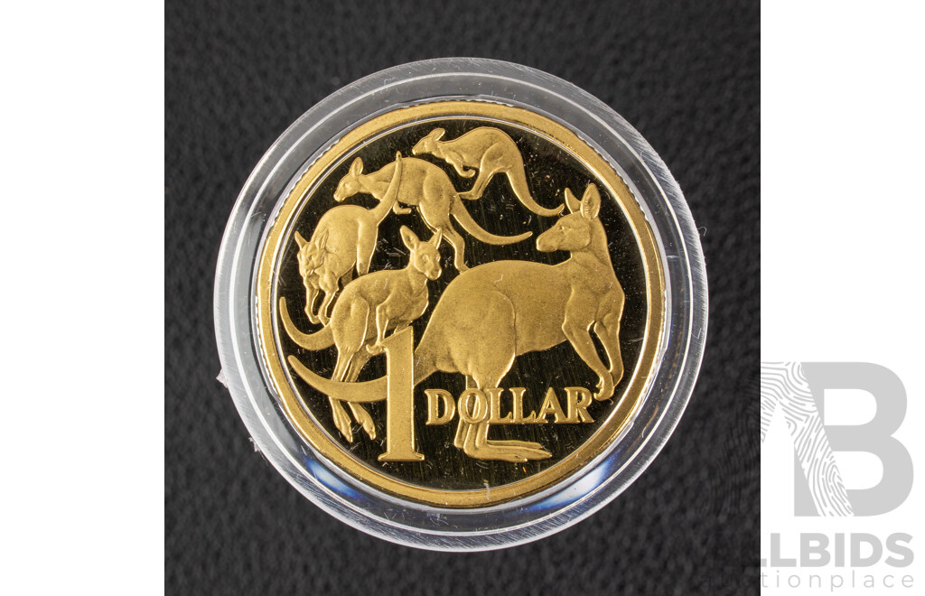Australian 1984 Proof One Dollar Coin, First Year Issue