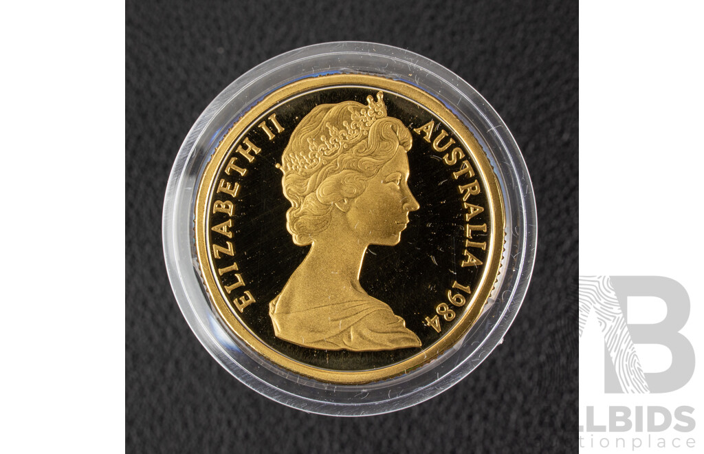 Australian 1984 Proof One Dollar Coin, First Year Issue