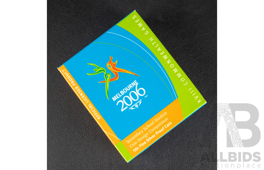 Australian 2006 Proof Fifty Cent Coin Melbourne Commonwealth Games