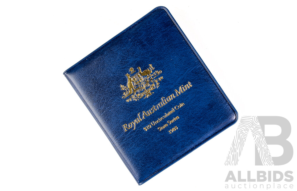 Australian RAM 1985 Silver Ten Dollar Coin, State Series, Victoria.