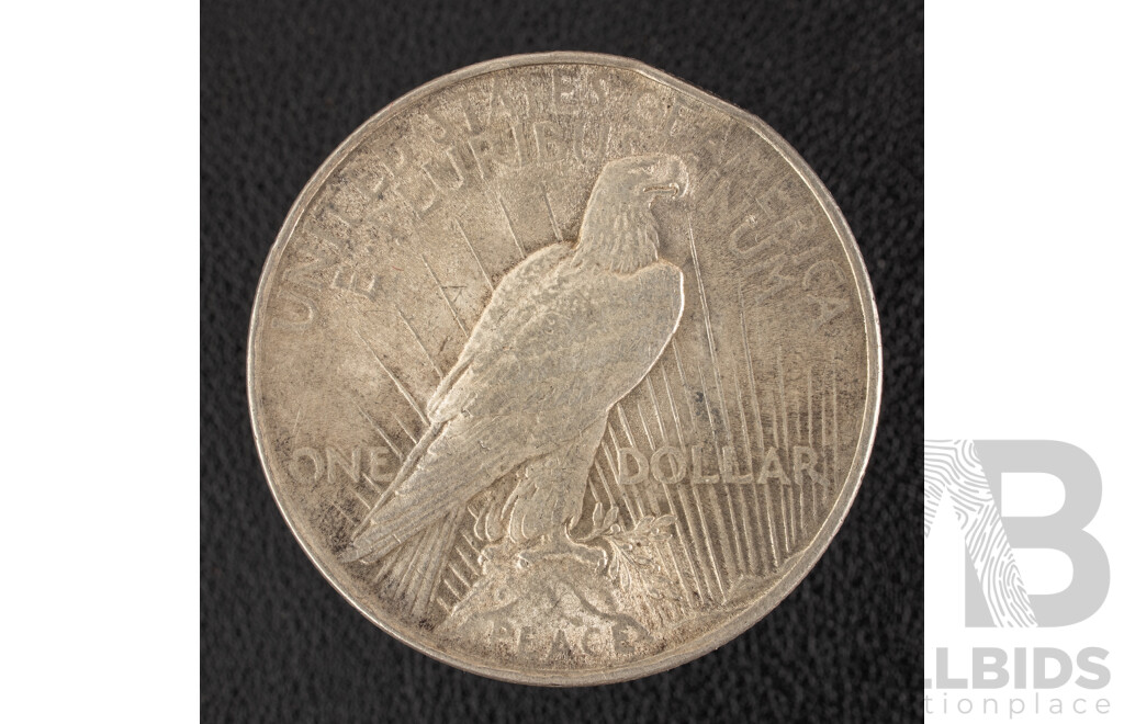 USA 1922 Silver Peace Dollar .900