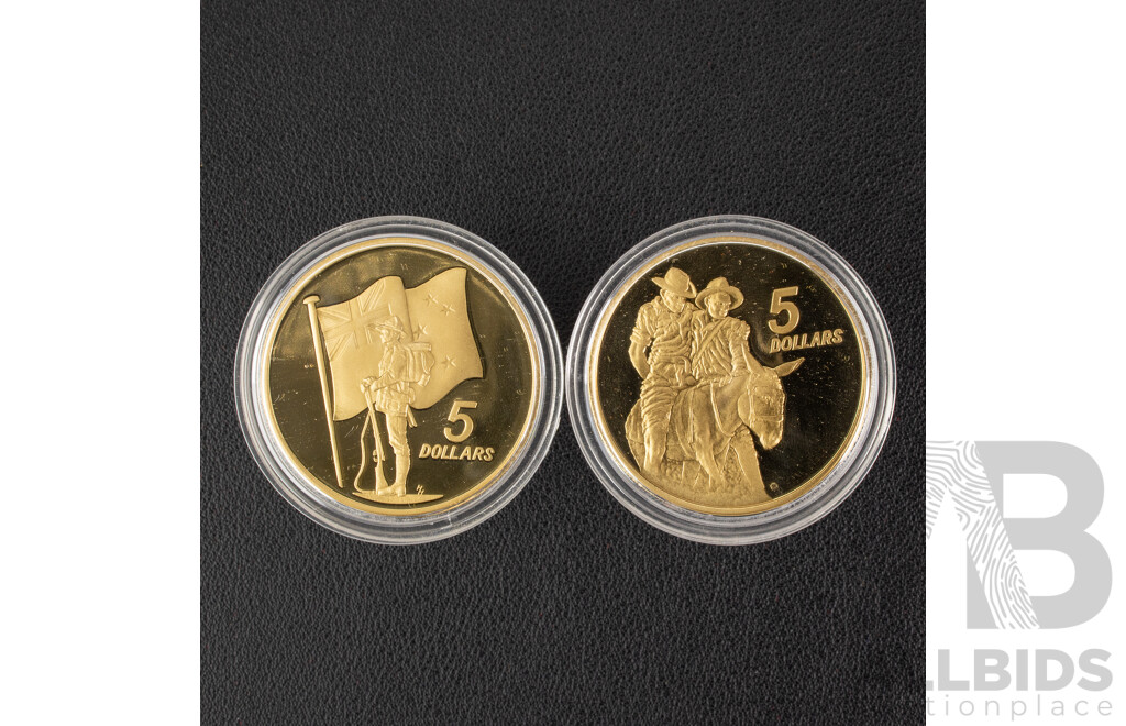 Australian 1990 ANZAC 75th Commemorative coin set