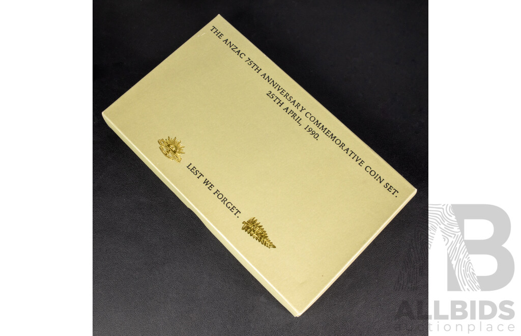 Australian 1990 ANZAC 75th Commemorative coin set