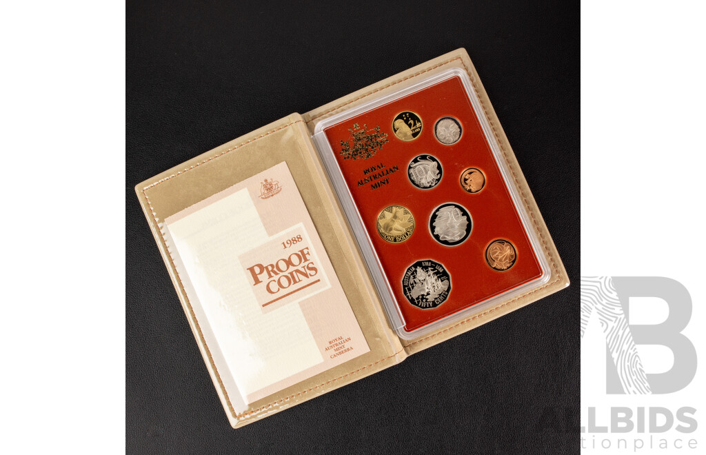 Australian RAM 1988 Eight Proof Coin Set, Bicentennial