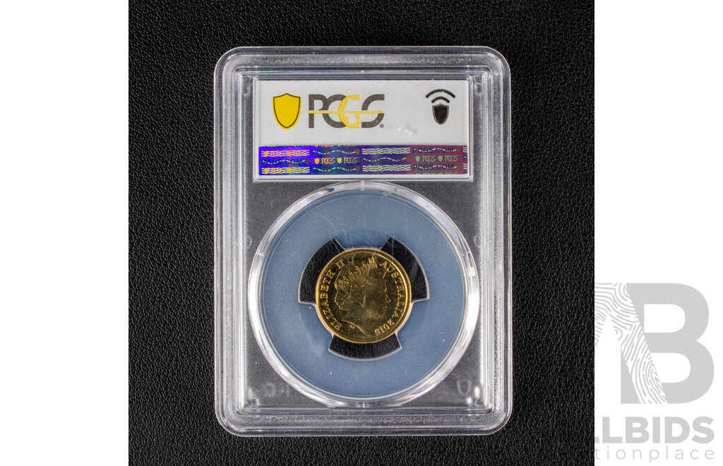 2015 Rememberance Day , Flanders Fields colourized $2 coin PCGS grading MS64 Choice UNC.