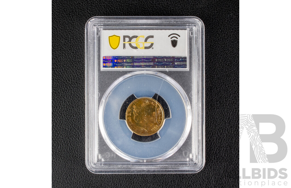 Australian 2013 Two Dollar, QE2 Coronation PCGS MS62 UNC.