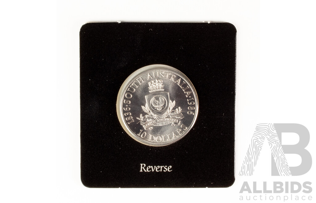 Australian RAM Silver 1986 Silver Ten Dollar Coin State series .925