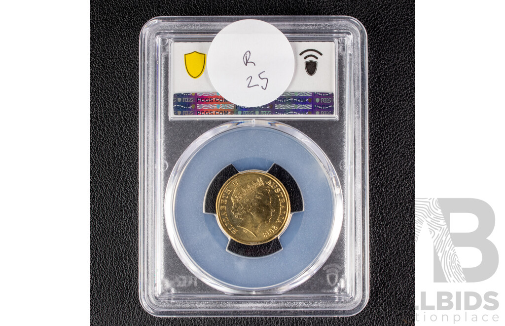 Australian RAM 2018 Two Dollar Coin, Armistice Centenary PCGS MS 64, Choice UNC 25 .