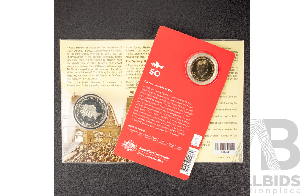 Australian Commemorative coins 2007 and 2023