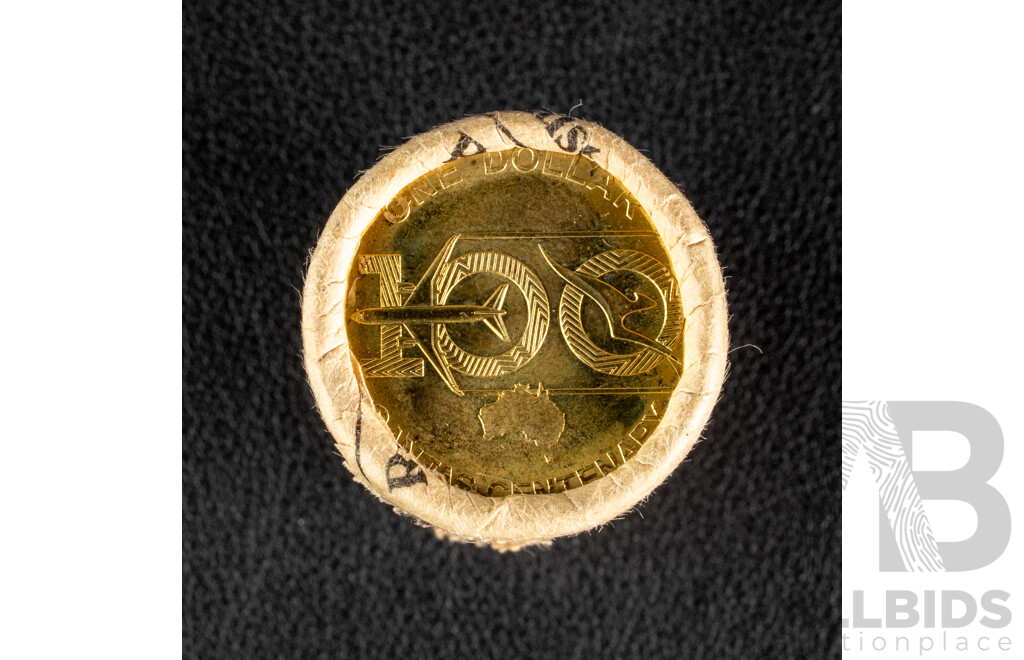 Australian RAM 2020 One Dollar Coin Roll, Qantas Centenary