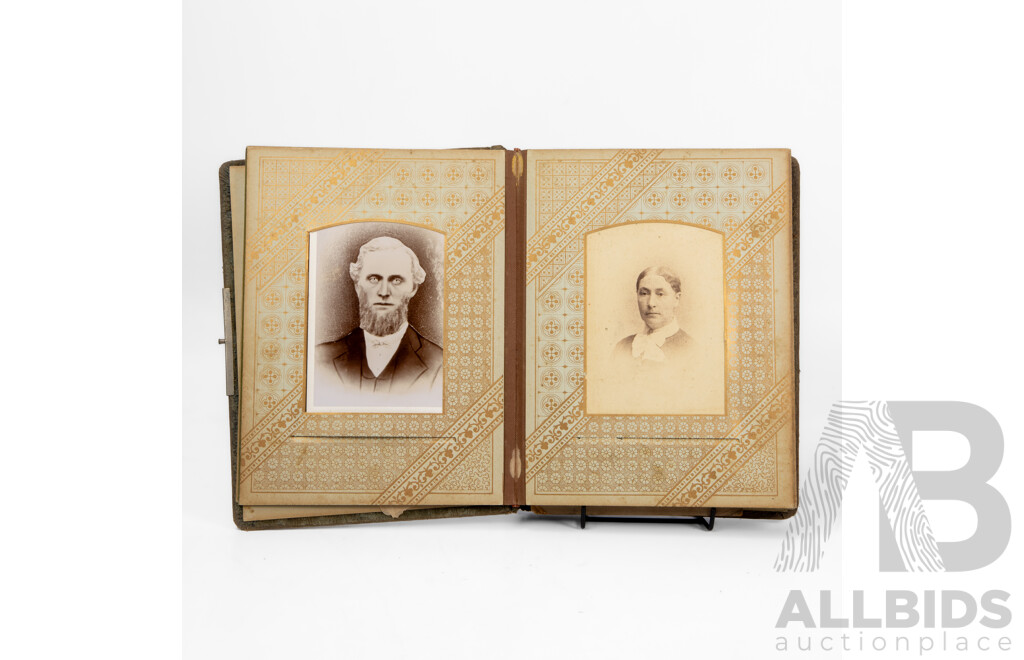 Two Antique Photo Albums