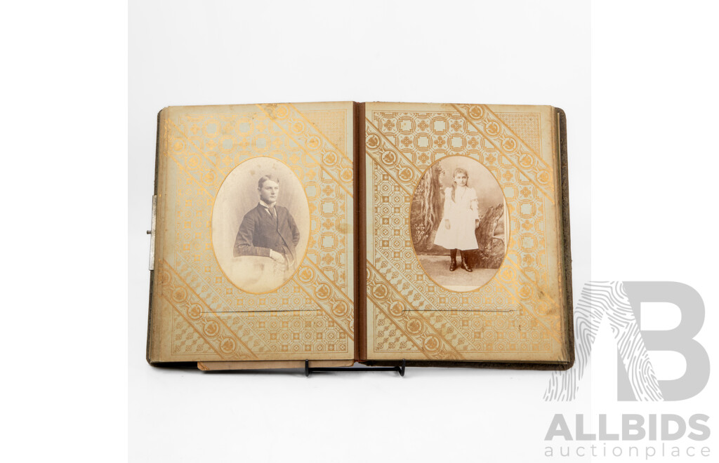 Two Antique Photo Albums
