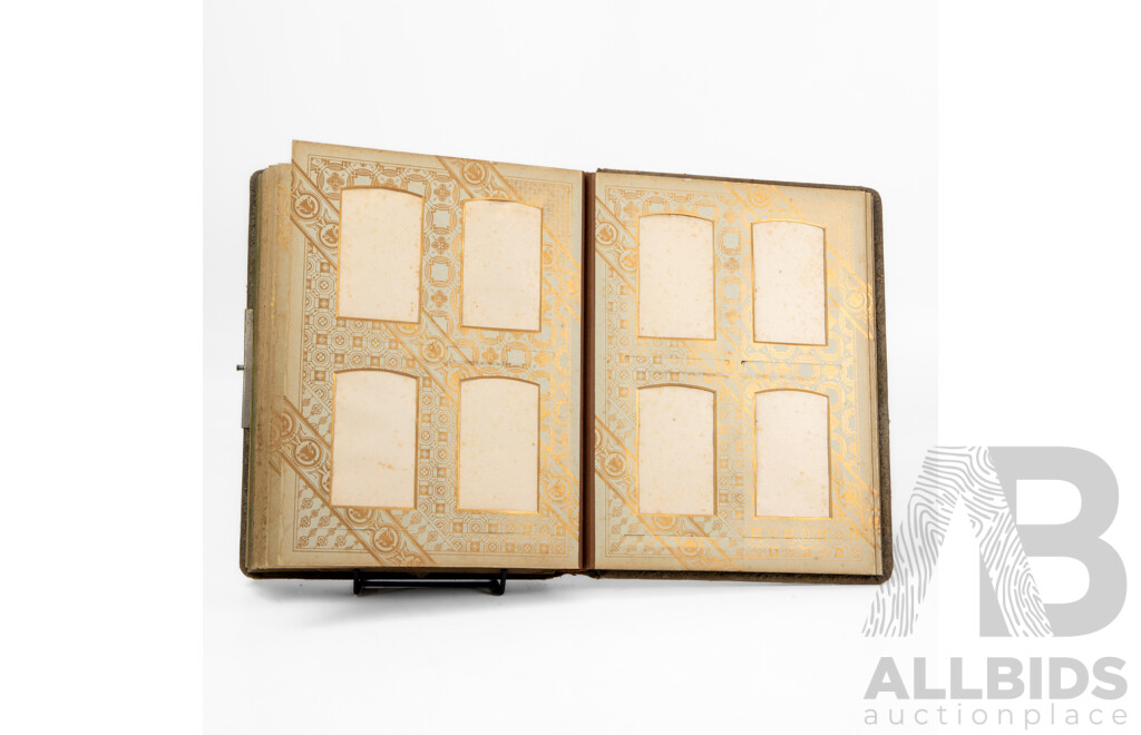 Two Antique Photo Albums