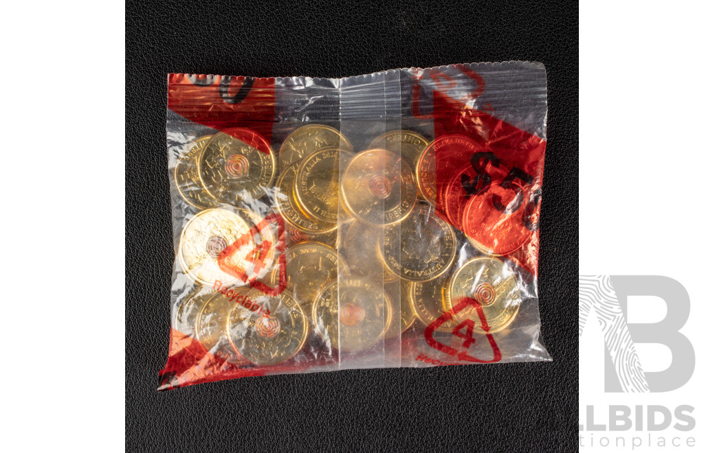 Twenty Five Australian 2020 UNC Commemorative Two Dollar Coins, Australian Firefighters