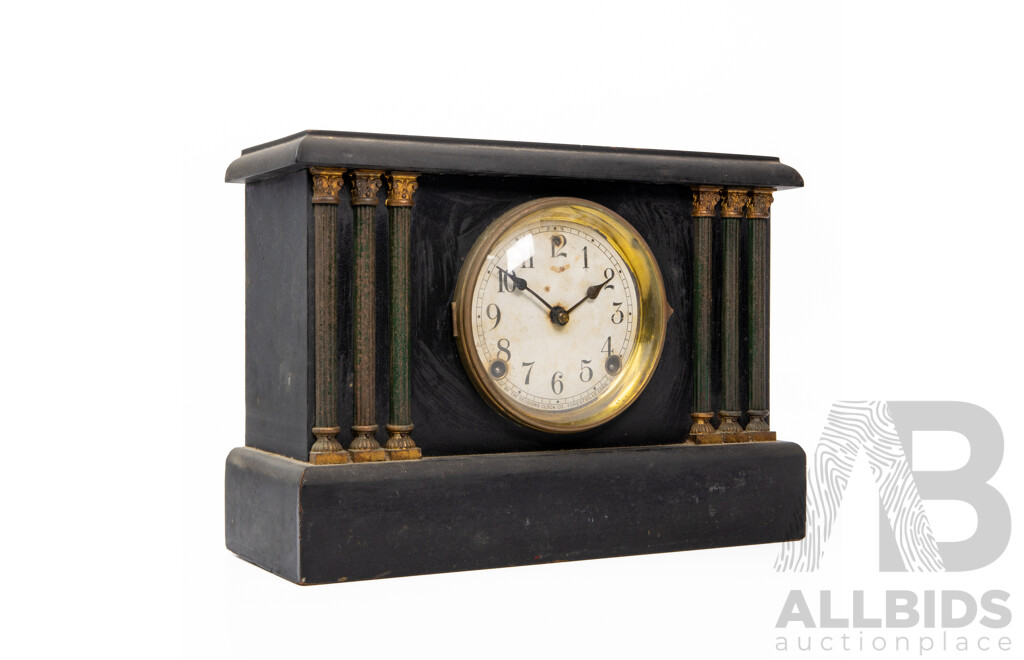 Antique Sessions Co Eight Day Mantel Clock