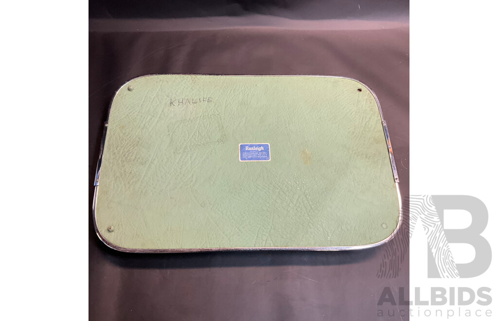 Vintage Collection - Ranleigh Stainless Serving Tray & Grosvenor Stainless Knives & Grosvenor Plate E.P.N.S A1 Forks and Spoons