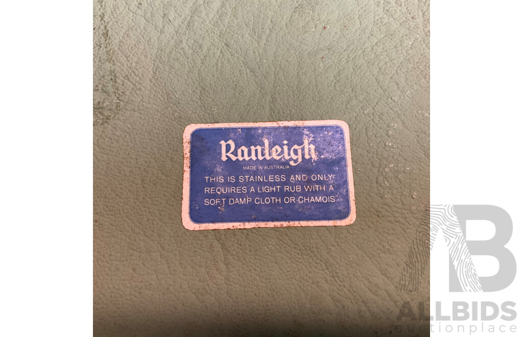 Vintage Collection - Ranleigh Stainless Serving Tray & Grosvenor Stainless Knives & Grosvenor Plate E.P.N.S A1 Forks and Spoons