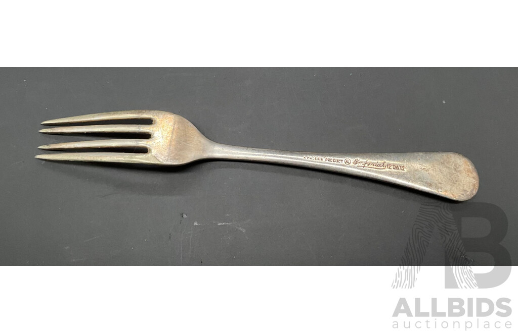 Vintage Rare Hiram Wild 'Equal' Bone Handle Knives and Assorted Vintage Cutlery