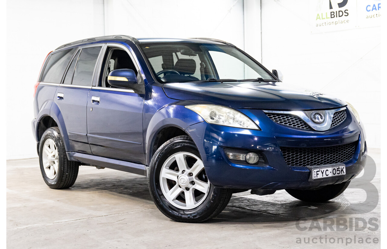 5/2011 Great Wall X240 (4x4) CC6461KY MY11 4d Wagon Universe Blue 2.4L