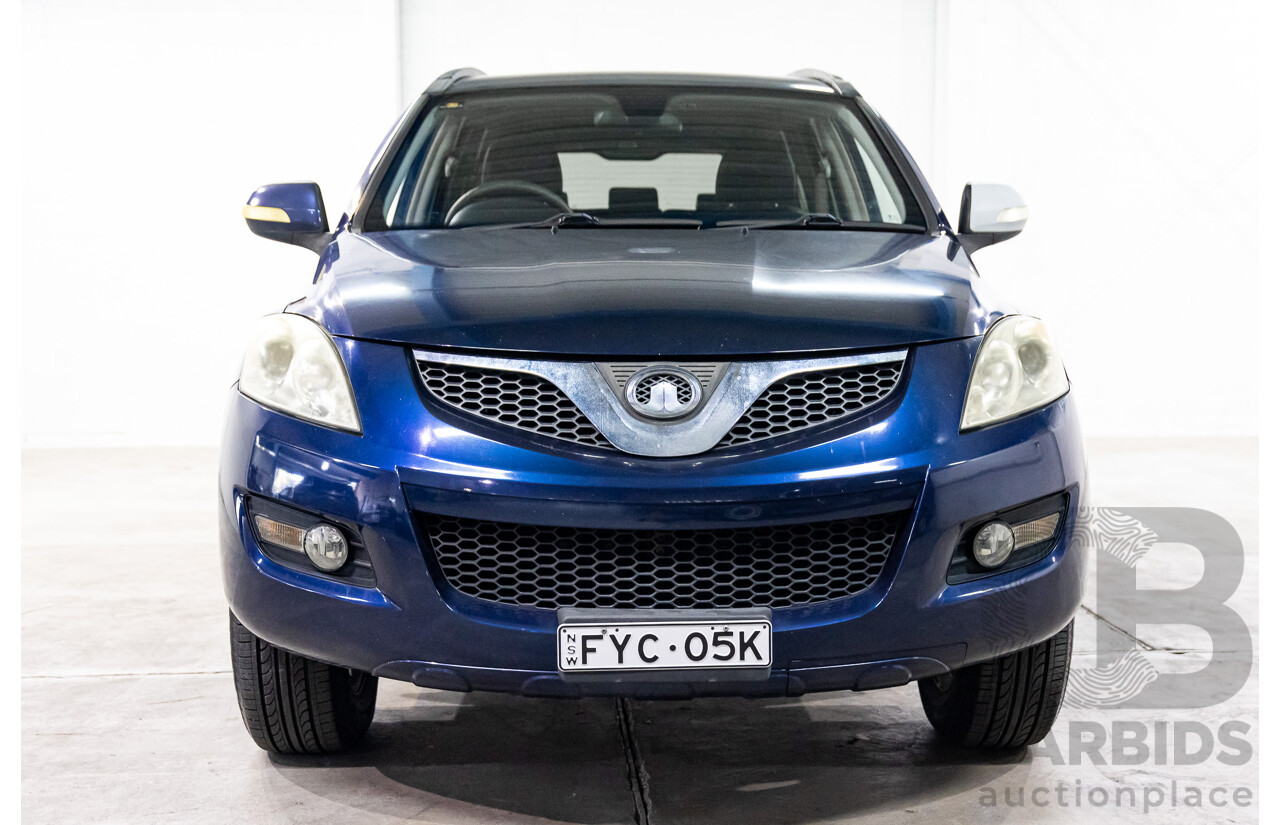 5/2011 Great Wall X240 (4x4) CC6461KY MY11 4d Wagon Universe Blue 2.4L