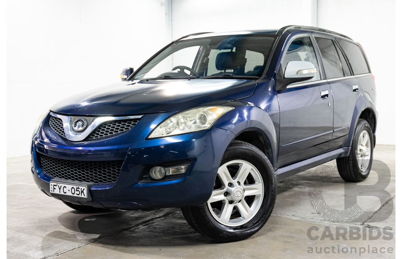 5/2011 Great Wall X240 (4x4) CC6461KY MY11 4d Wagon Universe Blue 2.4L