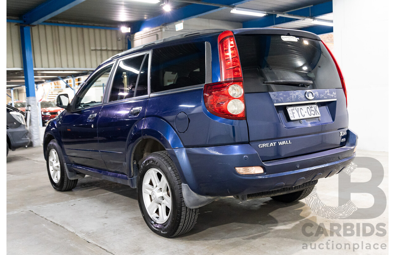 5/2011 Great Wall X240 (4x4) CC6461KY MY11 4d Wagon Universe Blue 2.4L