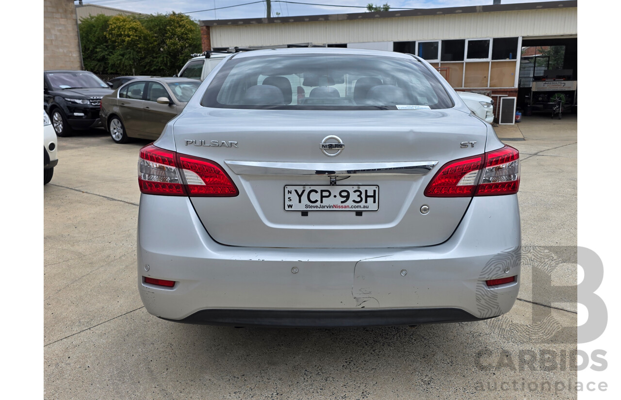 3/2016 Nissan Pulsar ST B17 SERIES 2 4d Sedan Silver 1.8L