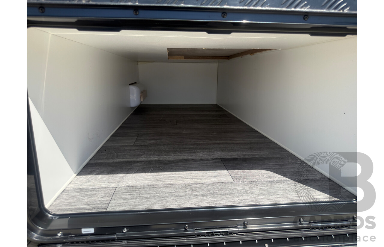 2024 MALIBU FAMILY MINI 2 BUNK 17FT SINGLE AXLE CARAVAN - WHITE/BLACK