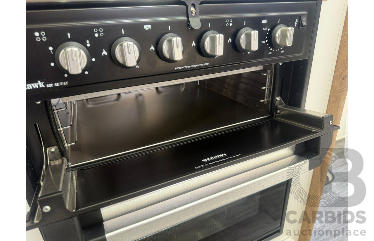 2024 MALIBU FAMILY MINI 2 BUNK 17FT SINGLE AXLE CARAVAN - WHITE/BLACK