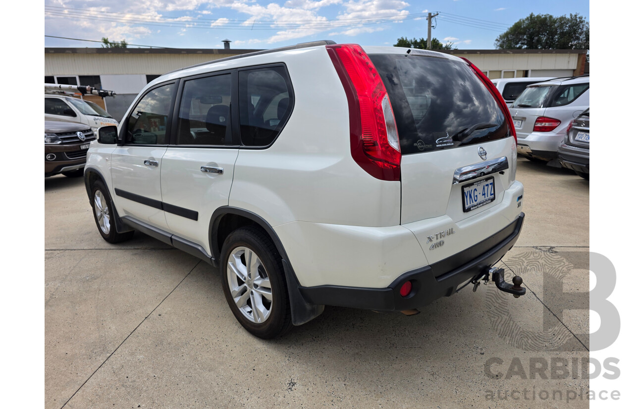9/2013 Nissan X-Trail ST (4x4) T31 SERIES 5 4d Wagon White 2.5L