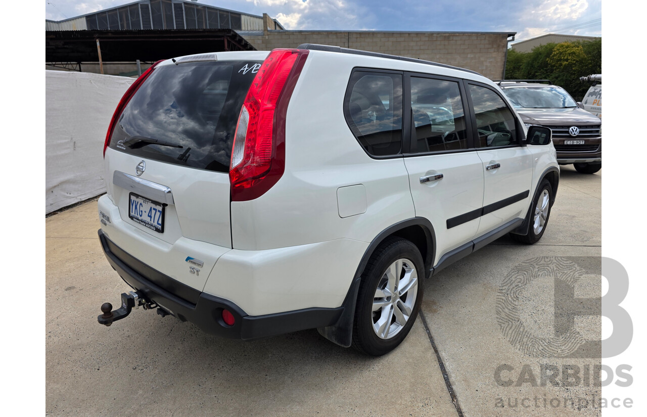 9/2013 Nissan X-Trail ST (4x4) T31 SERIES 5 4d Wagon White 2.5L