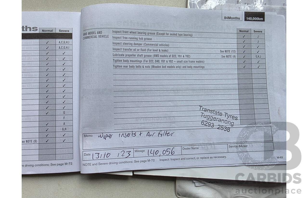 9/2013 Nissan X-Trail ST (4x4) T31 SERIES 5 4d Wagon White 2.5L