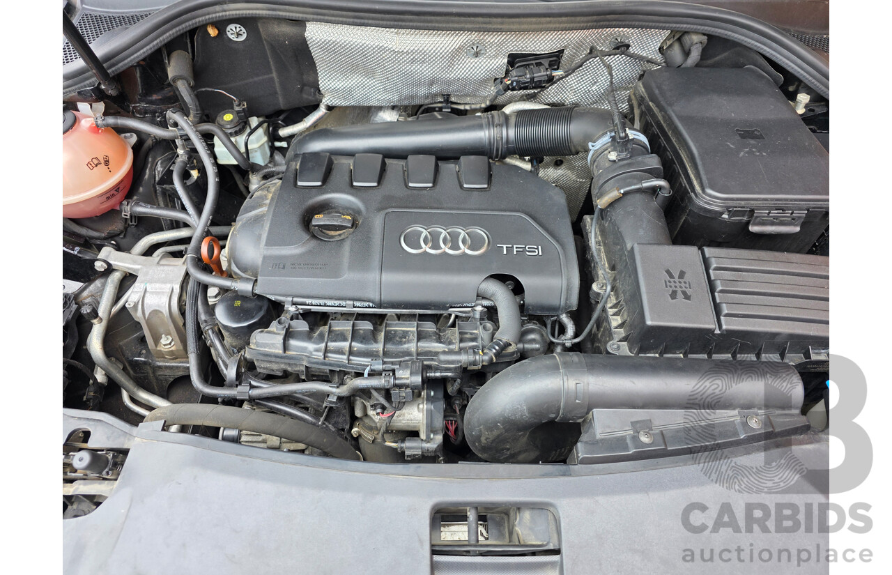 10/2012 Audi Q3 2.0 TFSI Quattro (125kw) 8U 4d Wagon Black 2.0L