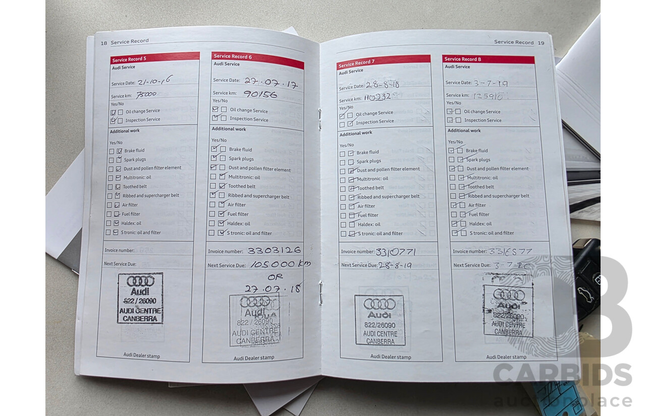 10/2012 Audi Q3 2.0 TFSI Quattro (125kw) 8U 4d Wagon Black 2.0L