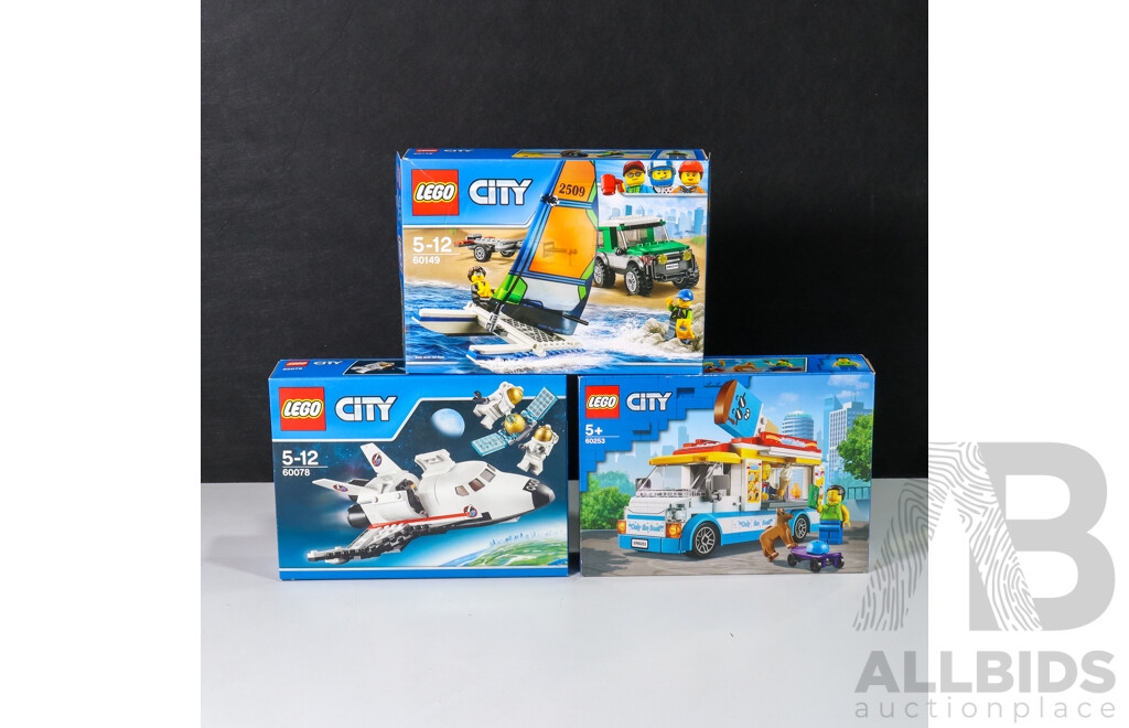 Lego City Vehicles 60253, 60078 & 60149, Brand New in Box (3)