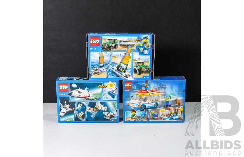 Lego City Vehicles 60253, 60078 & 60149, Brand New in Box (3)