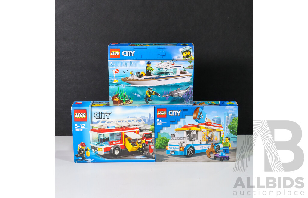 Lego City Vehicles 60221, 60002 & 60253, Brand New in Box (3)