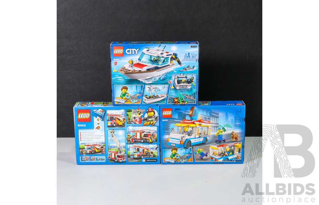 Lego City Vehicles 60221, 60002 & 60253, Brand New in Box (3)