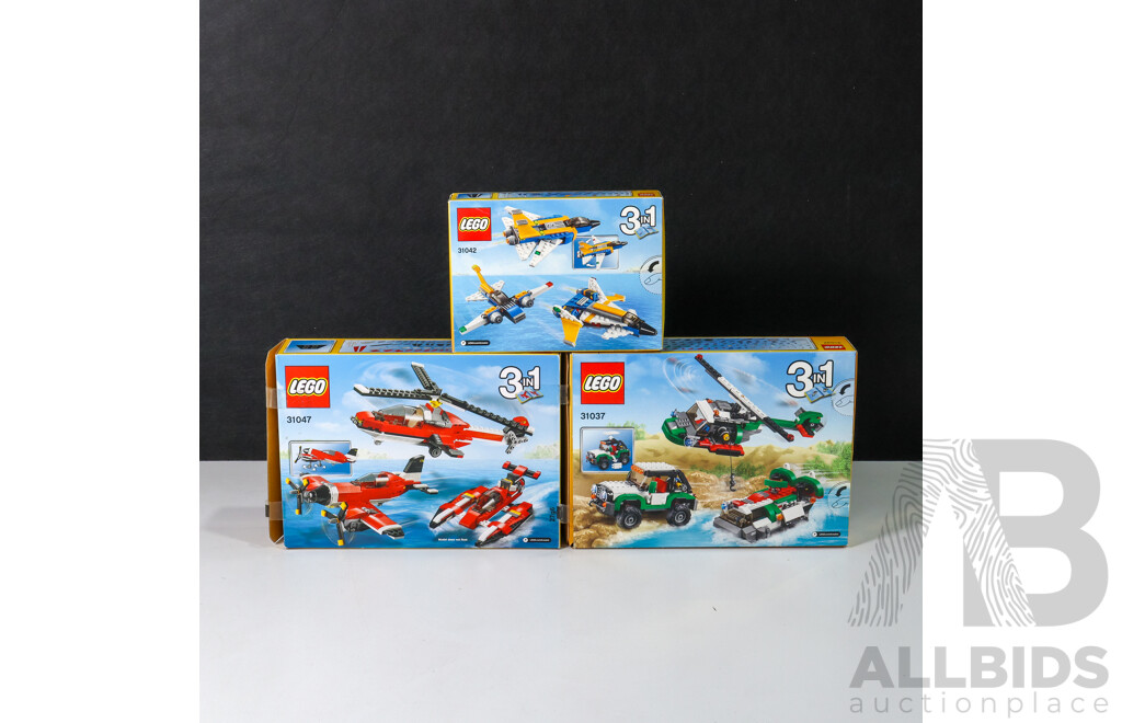Lego Creator Vehicles 31042, 31037 & 31047 , Brand New in Box (3)