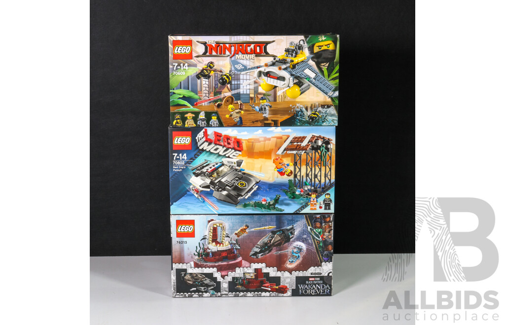 Lego Movie Related Sets 70802, 76213 & 70609 , Brand New in Box (3)