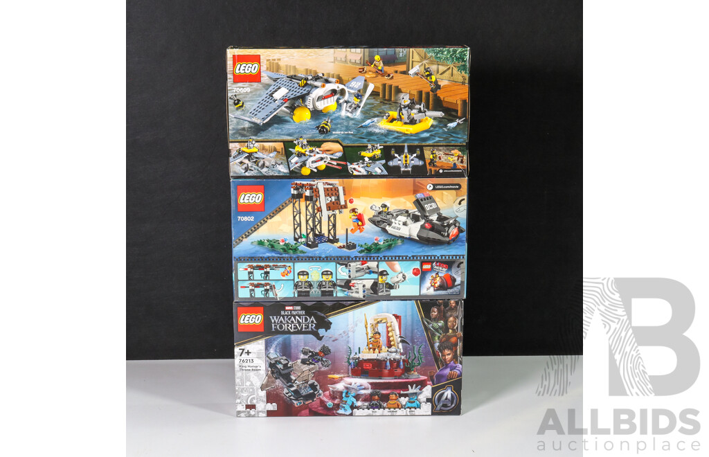 Lego Movie Related Sets 70802, 76213 & 70609 , Brand New in Box (3)