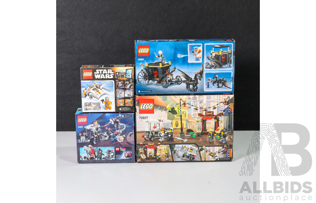 Lego Four Various Box Sets 75047, 70801, 75951 & 70607 , Brand New in Box (4)