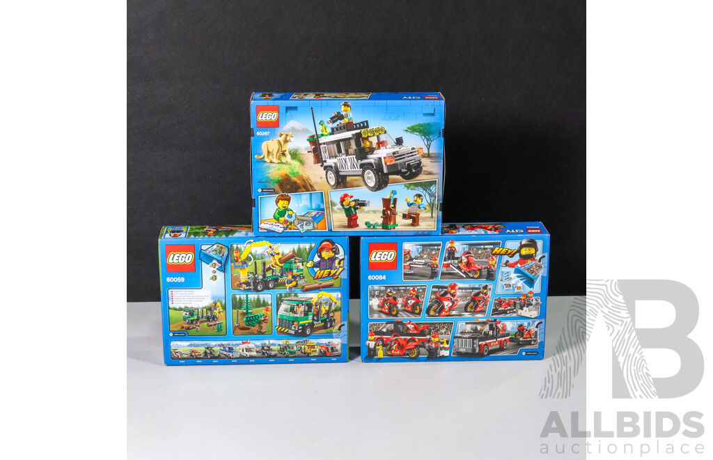 Lego City Vehicles 60059, 60084 & 60267, Brand New in Box (3)